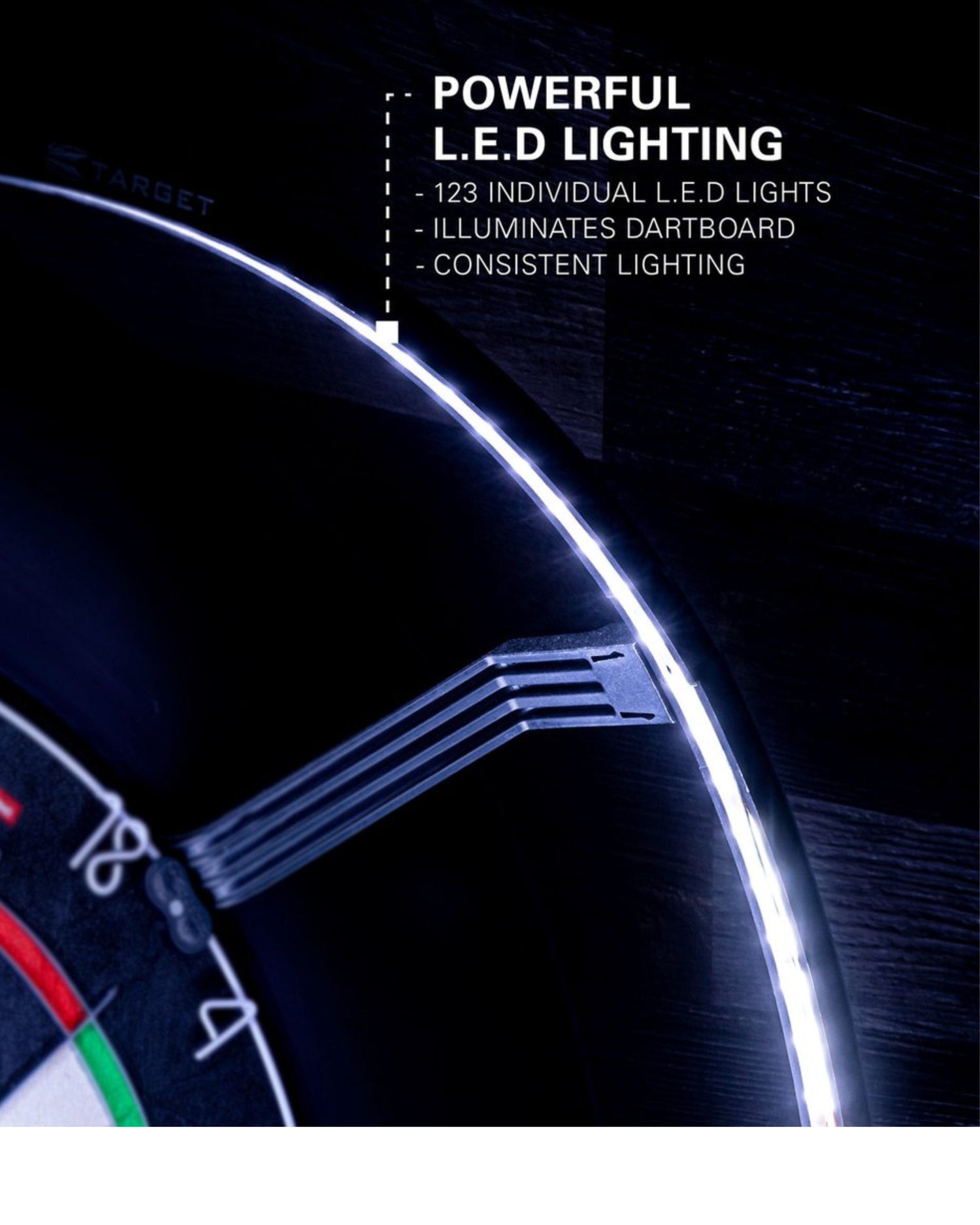 Professionelle Darts LED-ring